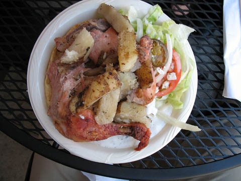 Tandoori chicken at Ali Baba's